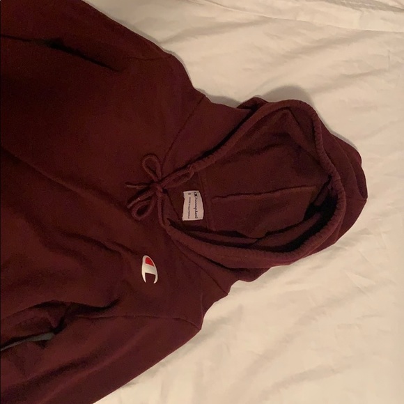 Maroon champion hoodie - Picture 3 of 5